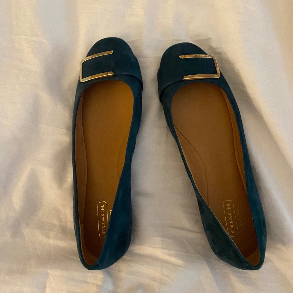 Coach shoes women’s size 8 teal